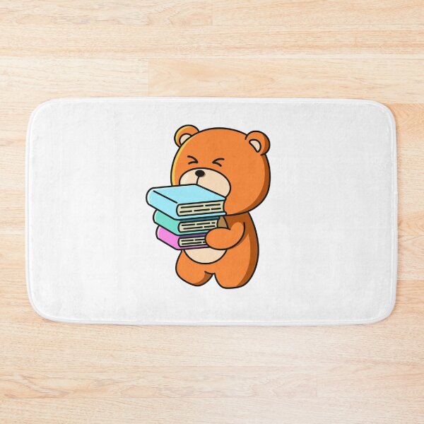 Item preview, Busy Book Bear – Cute Study Buddy Character Design designed and sold by yogiskencing.