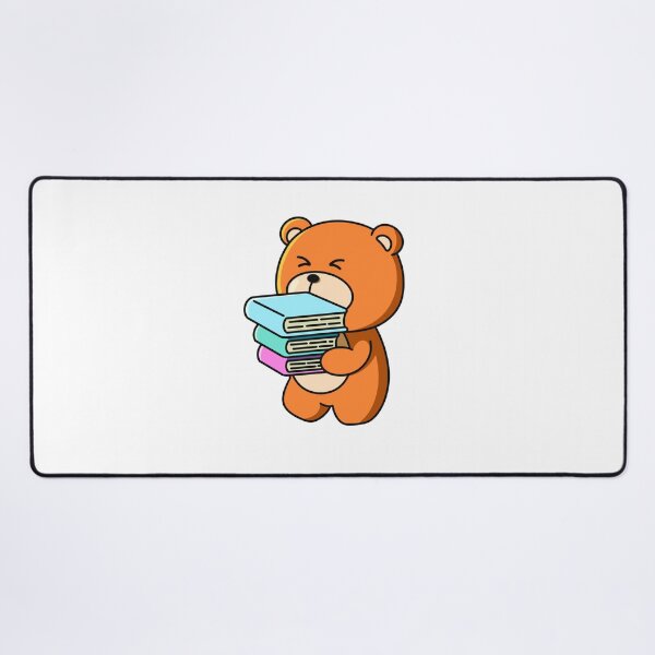 Item preview, Busy Book Bear – Cute Study Buddy Character Design designed and sold by yogiskencing.