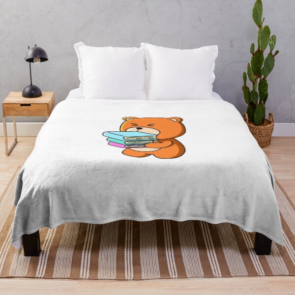 Item preview, Busy Book Bear – Cute Study Buddy Character Design designed and sold by yogiskencing.