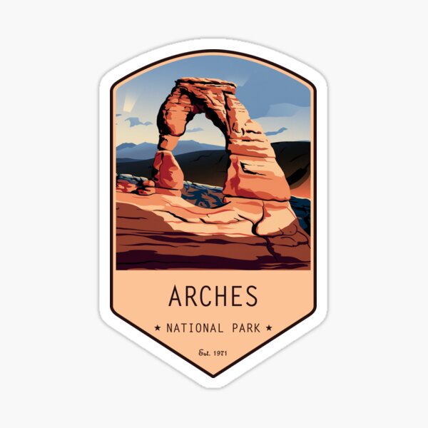 Item preview, Arches National Park Vintage Design designed and sold by Wanderful-roads.