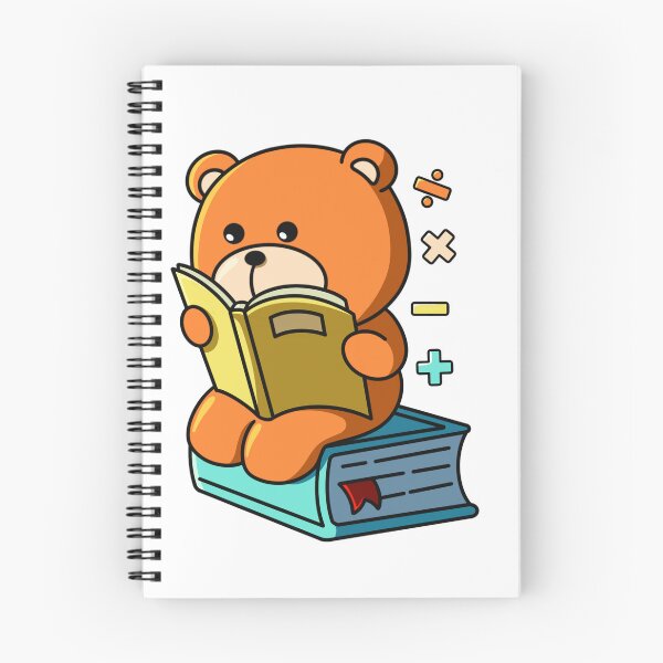 Item preview, Math Whiz Bear – Cute Study Time Character Design designed and sold by yogiskencing.