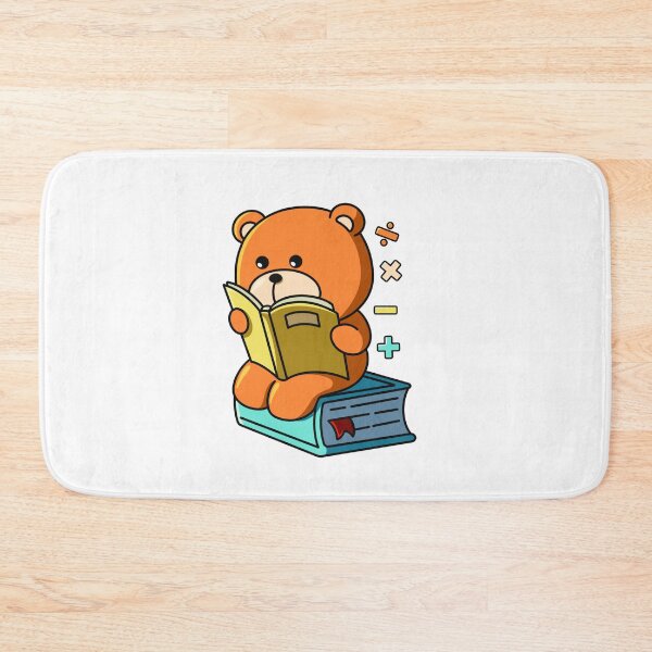 Item preview, Math Whiz Bear – Cute Study Time Character Design designed and sold by yogiskencing.