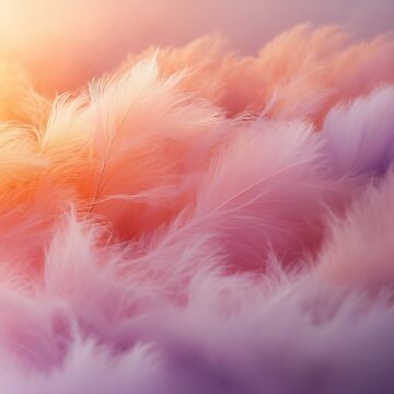 Artwork thumbnail, Soft Dream – Pastel Feather Aesthetic by PixelsArtist.com
