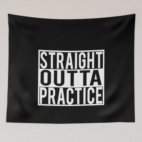 Item preview, Straight Outta Practice Funny Sports Football Music Band Orchestra designed and sold by spitzys.