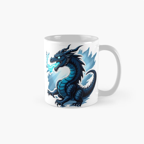 Item preview, Onyx Storm Dragon: Electric Fury Fantasy Art Sticker designed and sold by CosyCush.