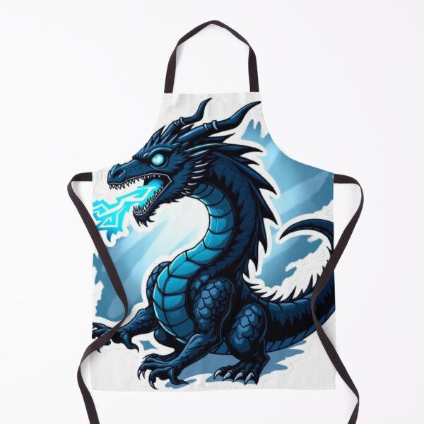 Item preview, Onyx Storm Dragon: Electric Fury Fantasy Art Sticker designed and sold by CosyCush.