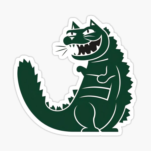 Item preview, Catzilla: Tiny Terror  designed and sold by jerryth14.