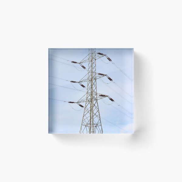 Item preview, Pylon against blue sky designed and sold by pinkal.