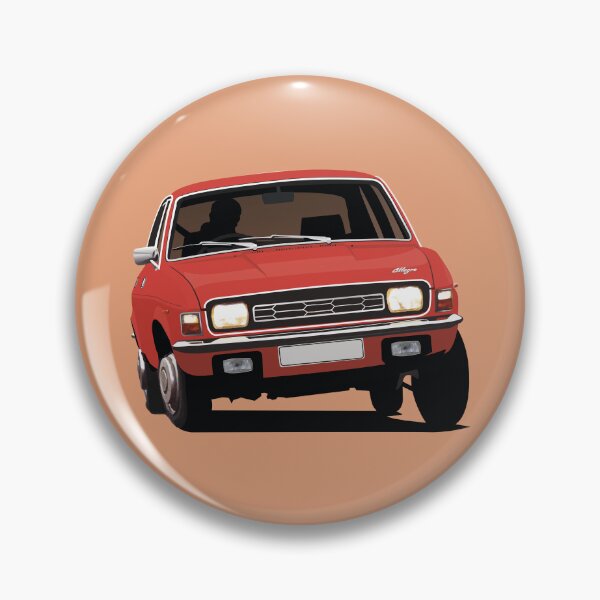 Item preview, Austin Allegro - red illustration designed and sold by knappidesign.