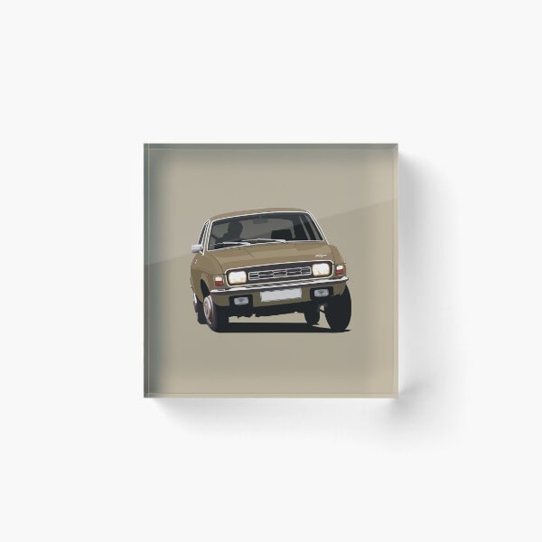 Item preview, Austin Allegro - brown illustration designed and sold by knappidesign.