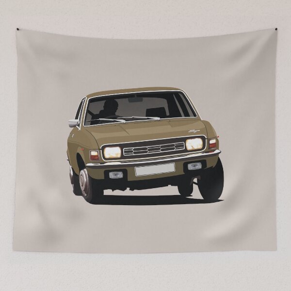 Item preview, Austin Allegro - brown illustration designed and sold by knappidesign.