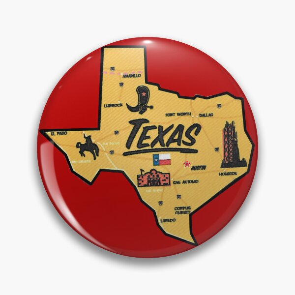 Item preview, Mapa turístico de Texas designed and sold by Havocgirl.
