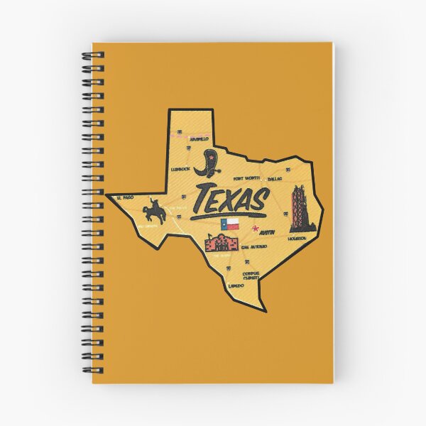 Item preview, Mapa turístico de Texas designed and sold by Havocgirl.
