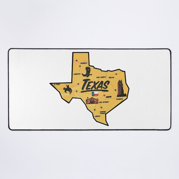 Item preview, Texas Tourist Map designed and sold by Havocgirl.