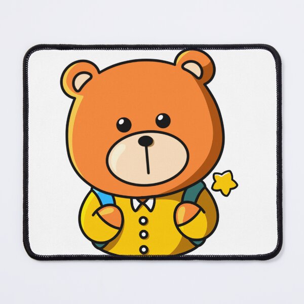 Item preview, Cute School Bear with Backpack – Adorable Digital Illustration designed and sold by yogiskencing.