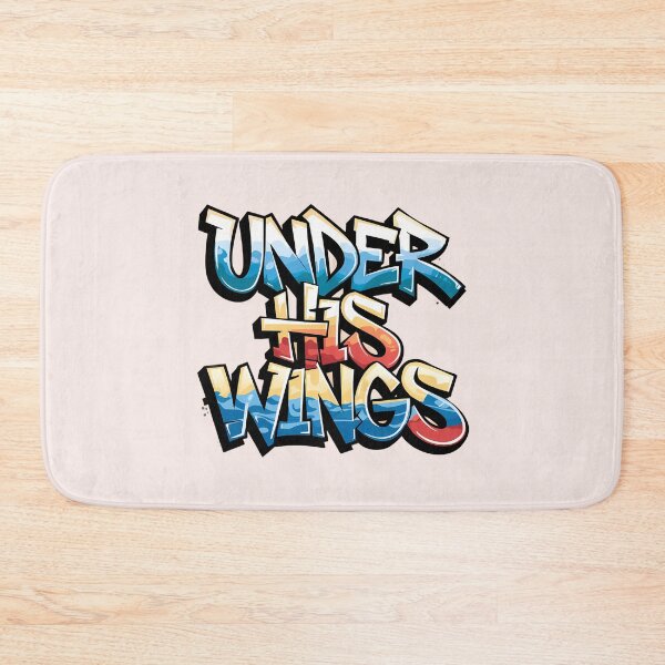 Item preview, Psalm 91:4 – Under His Wings | Graffiti Street Art Bible Verse | Christian Sports Theme designed and sold by  KnitLuv.