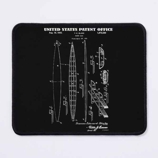 Item preview, 1932 Hollow Surfboard Patent – Vintage Surfer Gift designed and sold by Printy Style.