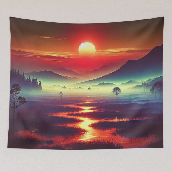 Item preview, Magical sunset in the moor designed and sold by Sigtrix.