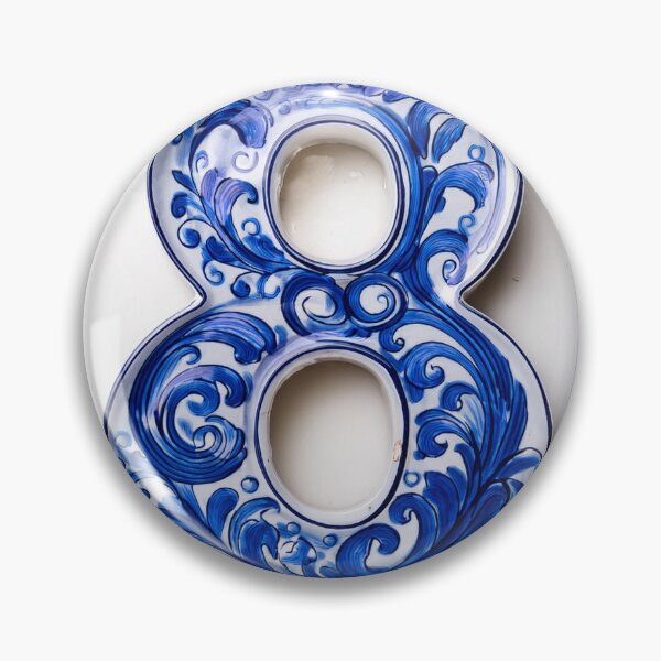 Item preview, Delft Blue number 8 -2- designed and sold by Dutchie-in-Gemany.