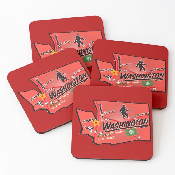 Item preview, Washington Tourist Map designed and sold by Havocgirl.