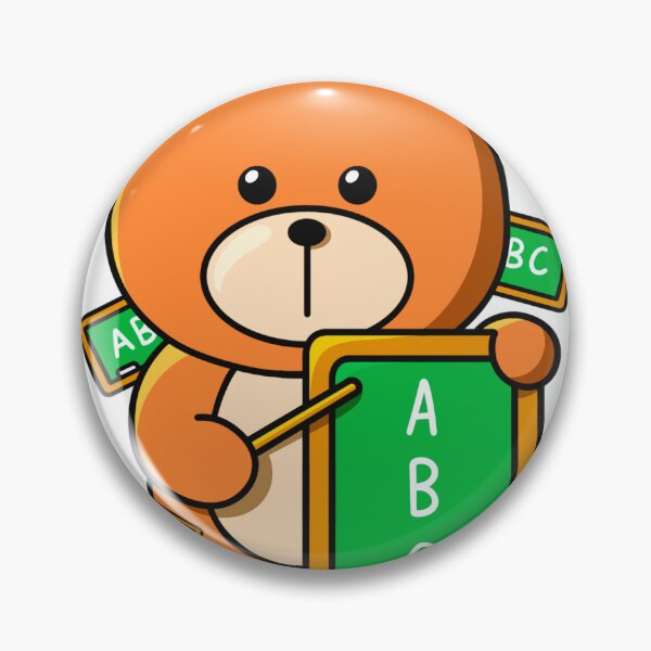 Item preview,  Cute Teacher Bear with Chalkboard – Fun Educational designed and sold by yogiskencing.