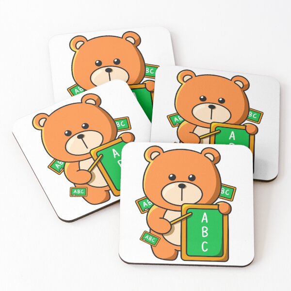 Item preview,  Cute Teacher Bear with Chalkboard – Fun Educational designed and sold by yogiskencing.