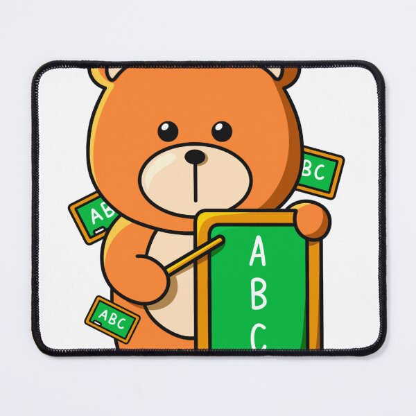 Item preview, Cute Teacher Bear with Chalkboard – Fun Educational designed and sold by yogiskencing.