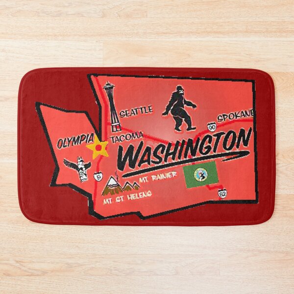Item preview, Washington Tourist Map designed and sold by Havocgirl.