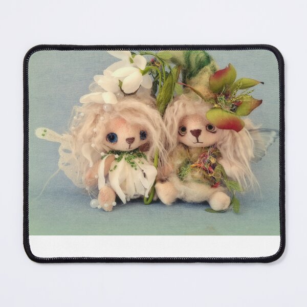 Item preview, Hand made bears from Teddy Bear Orphans - 'Fairies Snowdrop and Forest' designed and sold by Teddy Bear Orphans .