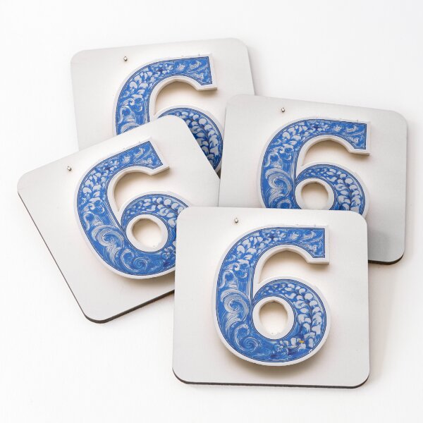 Item preview, Delft Blue number 6 designed and sold by Dutchie-in-Gemany.