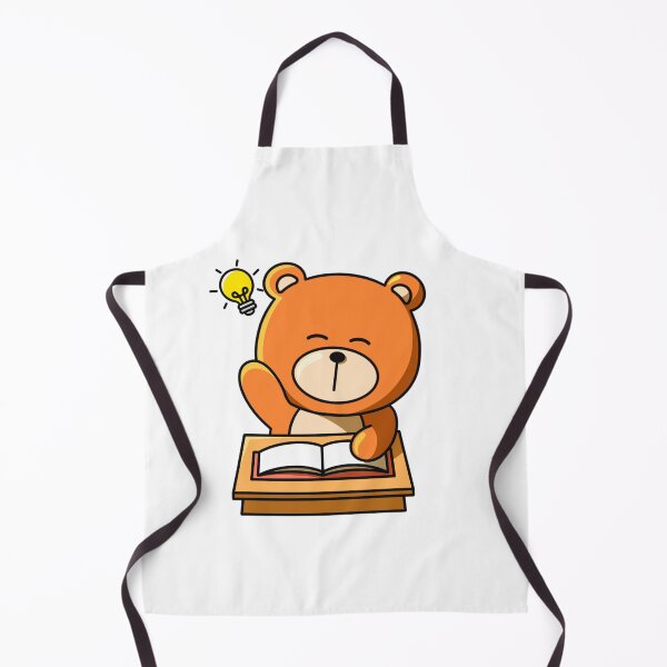 Item preview, Cute Student Bear with Lightbulb Idea – Fun Learning Illustration designed and sold by yogiskencing.