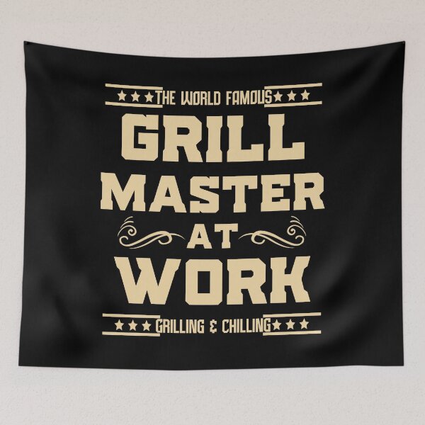 Item preview, Grill Master Barbecue BBQ Smoker Grillin Dad Grandpa Gifts T-Shirt designed and sold by StreetArtPro.