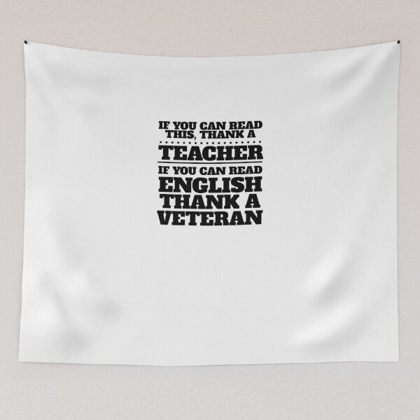 Item preview, Thank a Teacher; Thank a Veteran designed and sold by TeeTimeGuys.