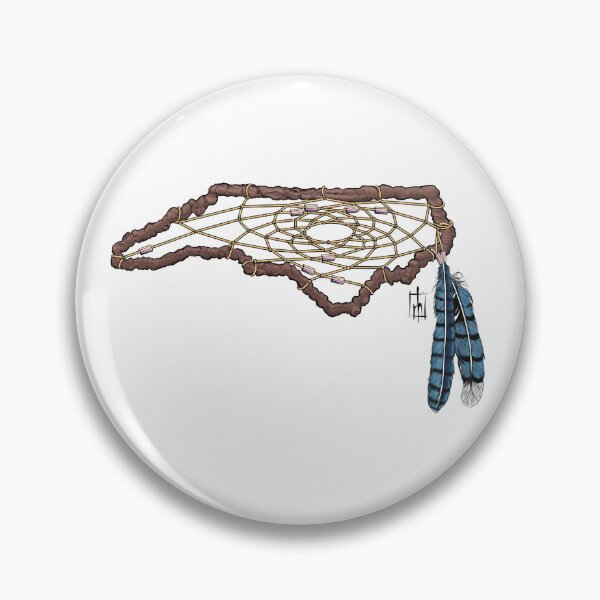 Item preview, North Carolina Dreamcatcher with Blue Jay Feathers designed and sold by RyanAHammondsArt.