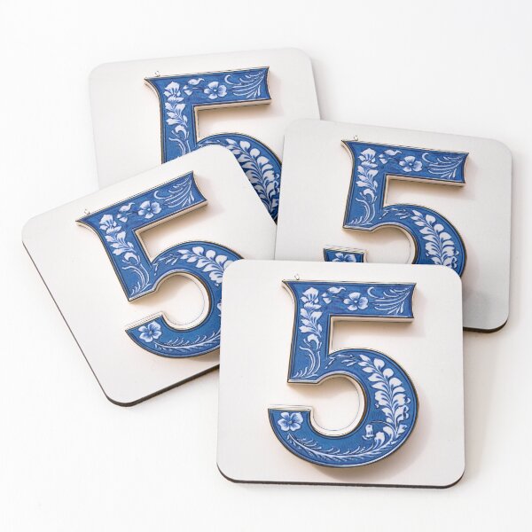 Item preview, Delft Blue number 5 designed and sold by Dutchie-in-Gemany.