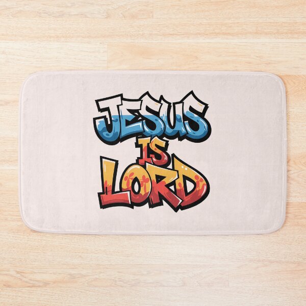 Item preview, Romans 10:9 – Jesus Is Lord | Graffiti Street Art Bible Verse | Christian Sports Theme designed and sold by  KnitLuv.