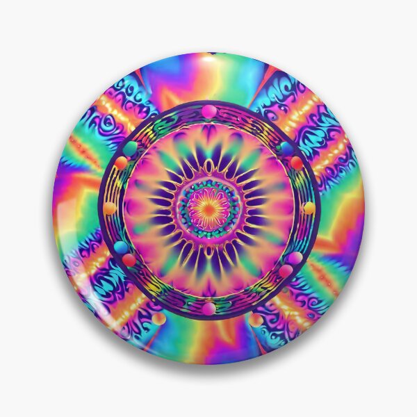 Item preview, Psychedelic Cosmic Mandala designed and sold by TrippyFest.