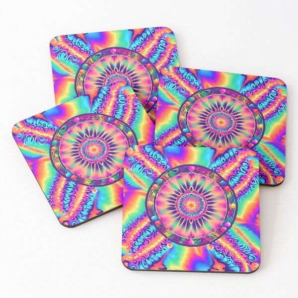 Item preview, Psychedelic Cosmic Mandala designed and sold by TrippyFest.