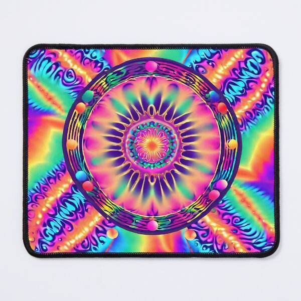 Item preview, Psychedelic Cosmic Mandala designed and sold by TrippyFest.