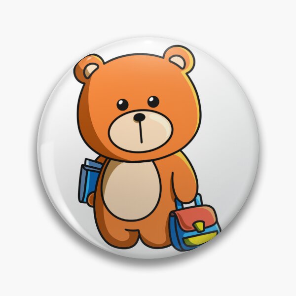 Item preview, Cute School Bear with Backpack – Adorable Educational Design designed and sold by yogiskencing.
