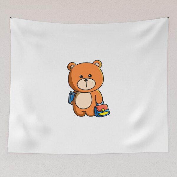 Item preview, Cute School Bear with Backpack – Adorable Educational Design designed and sold by yogiskencing.