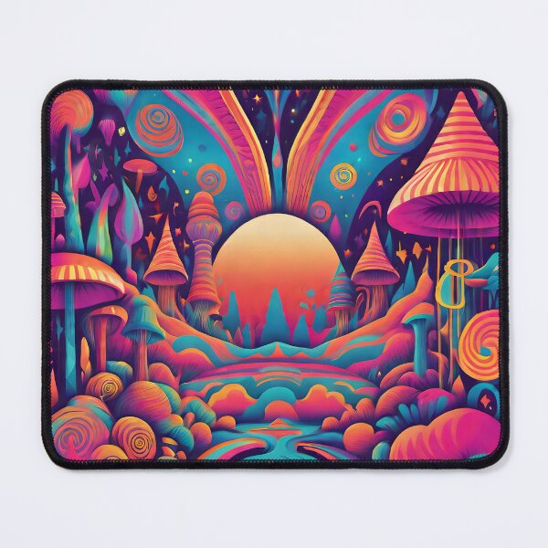 Item preview, Psychedelic Wonderland Landscape designed and sold by TrippyFest.