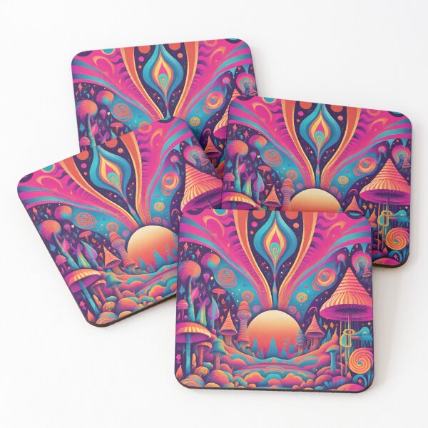Item preview, Psychedelic Wonderland Landscape designed and sold by TrippyFest.