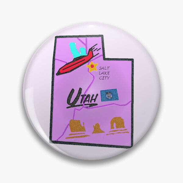 Item preview, Utah Tourist Map designed and sold by Havocgirl.
