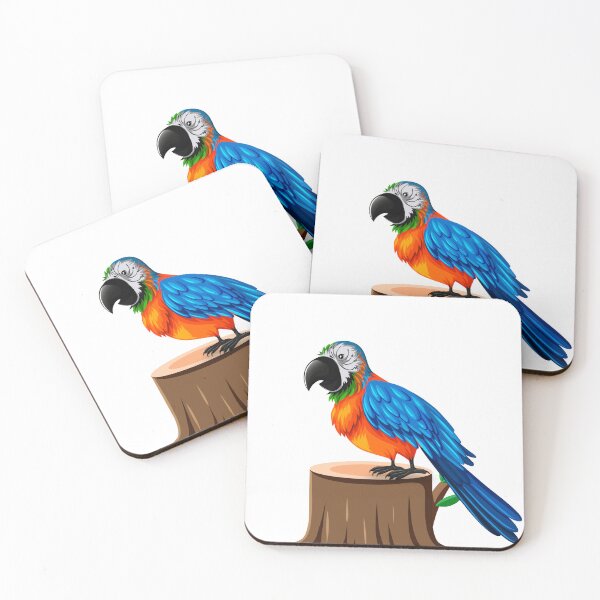 Item preview, Quaker parrot  designed and sold by  Paper & Coil.