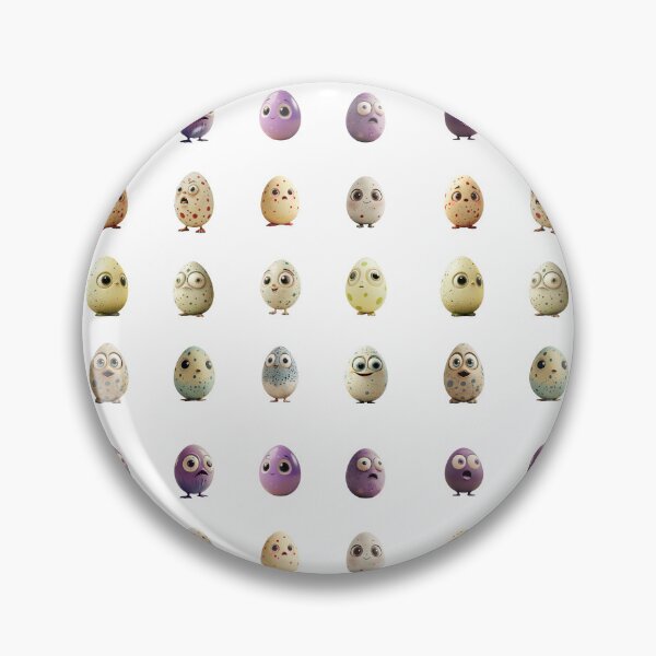 Item preview, Funny Chibi Easter Egg Stickers – 16 Cute Designs for Your Spring Celebrations designed and sold by sabantha.
