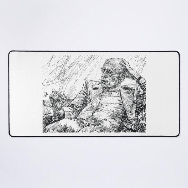 Item preview, MICHEL FOUCAULT ink portrait .1 designed and sold by lautir.