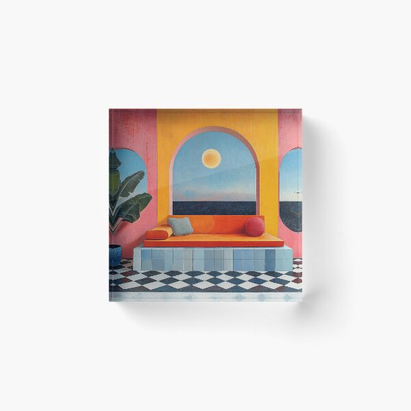 Artikelvorschau, Surrealismus Architektur Design Geometrie entworfen und verkauft von ArtHouseNiklas.