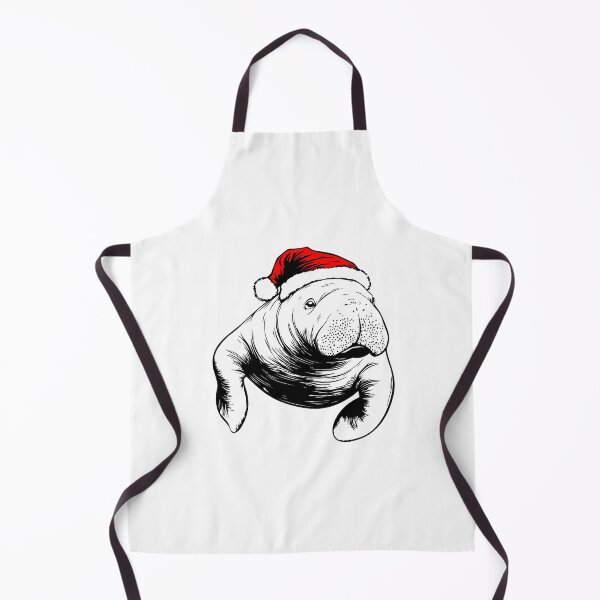 Item preview, Festive Amazonian Manatee designed and sold by JollyCritters.