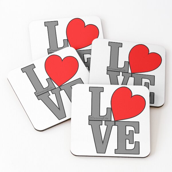 Item preview, LOVE designed and sold by SwearingKids.